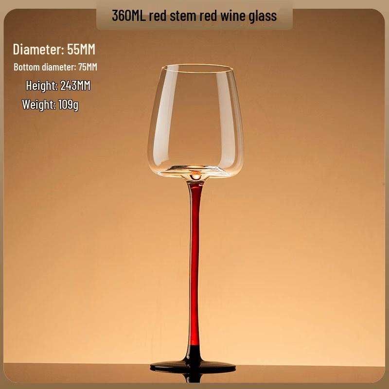 MingZhanXuan Crystal Red Wine Glass