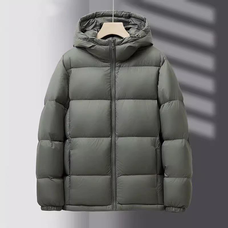 Black Northeast Harbin Down Jacket Short Female Couple Winter New Hooded Bread Jacket Thickened Leave-in