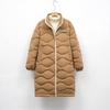 Pinghu New National Standard 90 Down Jacket Casual Winter Warm New Outdoor Wind Stand-up Collar Loose Long Coat Women