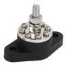 Distribution Stud Junction Post Black 3 8in 300A with Transparent Cover For Motor ATV Ship Electrical Equipment