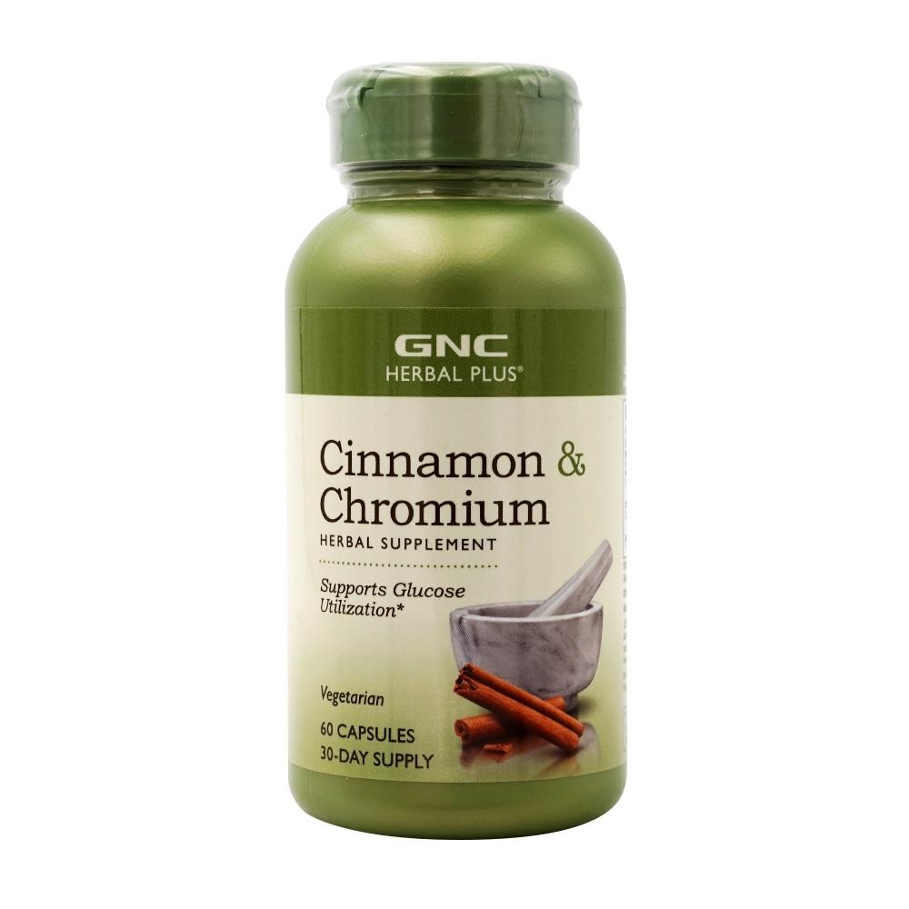 

Herbal Plus Cinnamon & Chromium, 60 Capsules