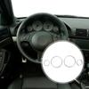 Chrome Dashboard Dial Gauge Rings Bezel Trim Gauge Cluster Dashboard Rings Bezel for BMW 5 Series E39 7 Series E38 X5 E53
