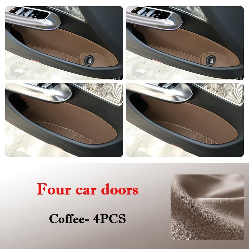 For BYD Yuan Up 2026 2026 Car Door Slot Storage Box Leather Door Groove Mat Protective Pad Storage Barrel Interior Accessories
