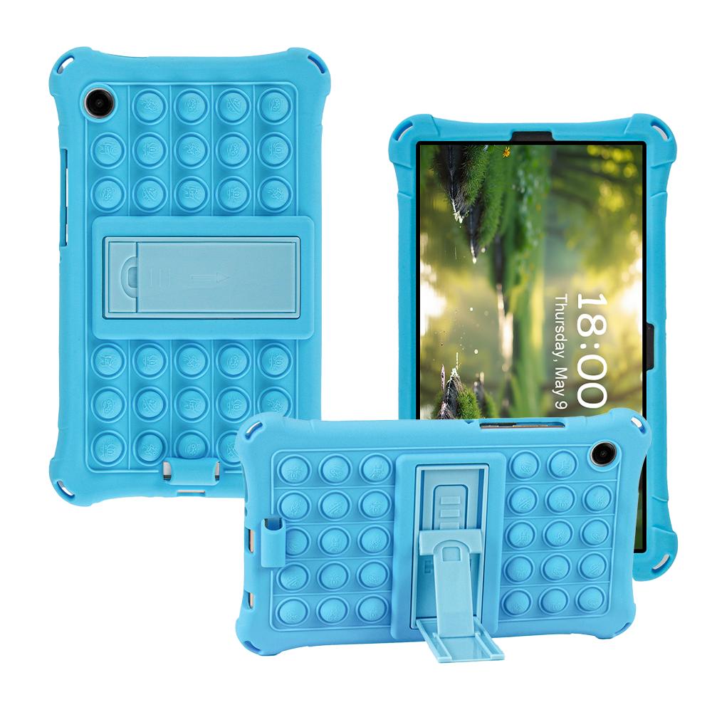 Weiche Silikon Kinderhülle für Samsung Galaxy Tab A11 8,7 Zoll SM-X133 SM-X135 Ständer Tablet-Hülle für Tab A9 8,7'' X110 Funda