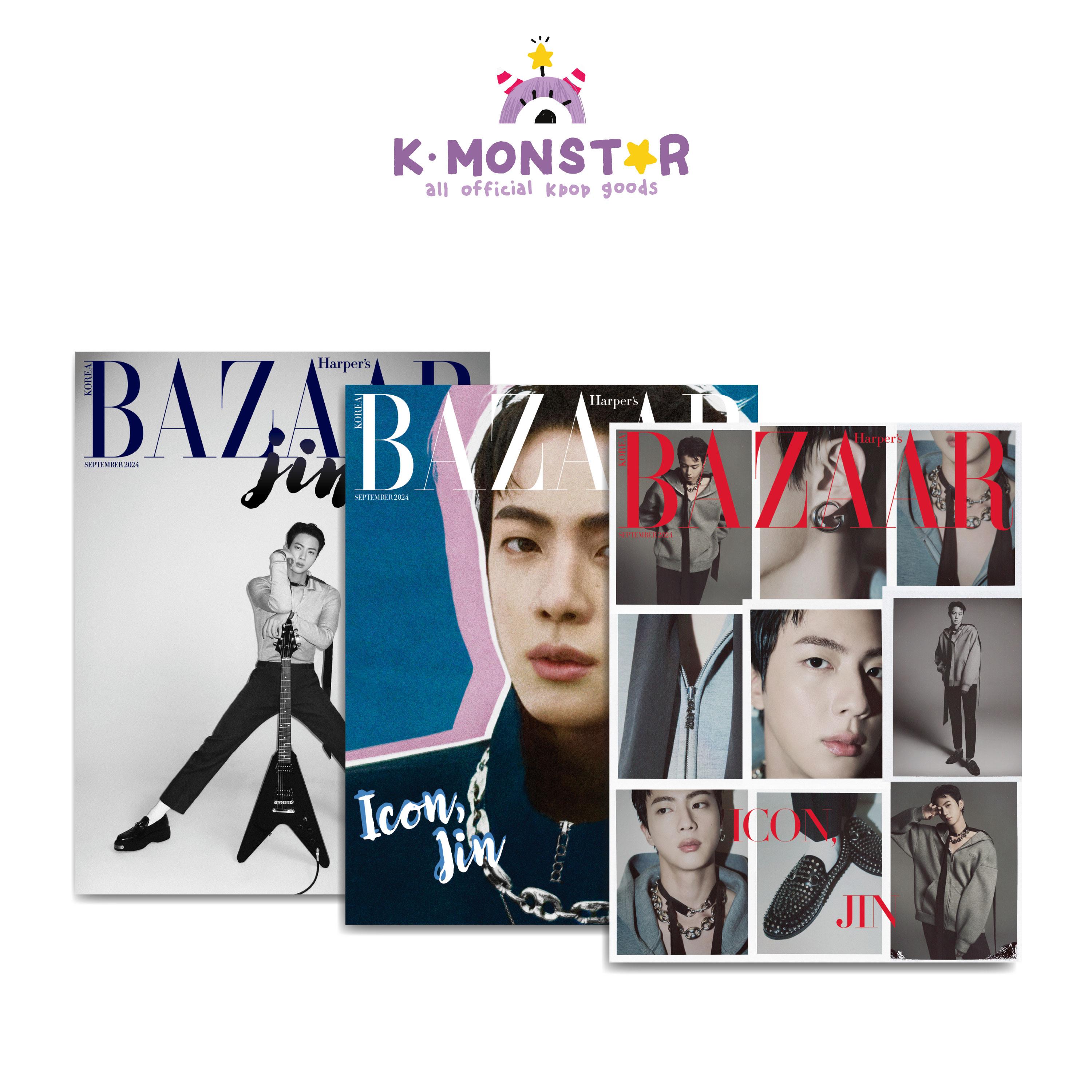 

2024,9 ОБКЛАДКА BAZAAR BTS JIN NewJeans MINJI C(NAVY)