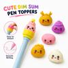 Rotating Pen Creative Toy Set with Christmas Bun Design, Gift Prop Combo