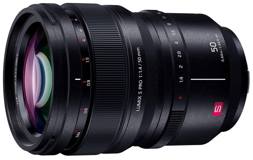 Panasonic Large Aperture Standard Single Focus Lens for Full Size Mirrorless Single Lens L Mount System LUMIX S PRO 50mm Black F1.4 S-X50