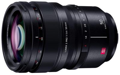 Panasonic Obiettivo Standard a Grande Apertura a Focale Singola per Sistema L Mount Monolente Mirrorless Full Size LUMIX S PRO 50mm Nero F1.4 S-X50