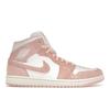 Air 1 Mid SE Legend Pink Unisex Sneakers Hvit Sail FN5215-161