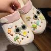 Cute Palette Style Shoe Charms Accessories Perfect for Clogs Slide Sandals Garden Shoe Decoration Buckles Pins Summer Gifts