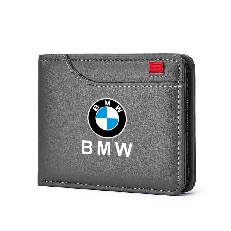 Car Wallet Large Capacity Multi-slot Business Purse Driver's License Short Wallet For BMW M 1 2 3 4 5 7 Series X1 X3 X4 X5 X6 X7 Gzsh02