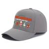 [Christmas] 1Pc Festive Christmas And Happy New Year Polyester Baseball Cap, 100% Polyester Woven Street Style Hat, Hand Washabl