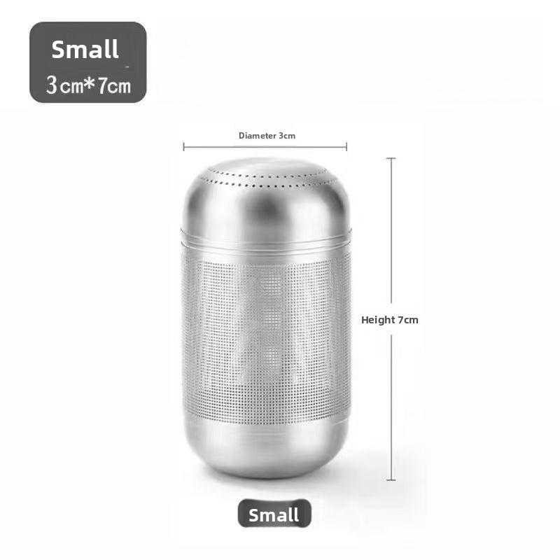 

Чайник из нержавеющей стали Ситечко с мелкой сеткой Многоразовый запирающийся фильтр для чая, специй, кофе для чайника, аксессуары для чайной посуды