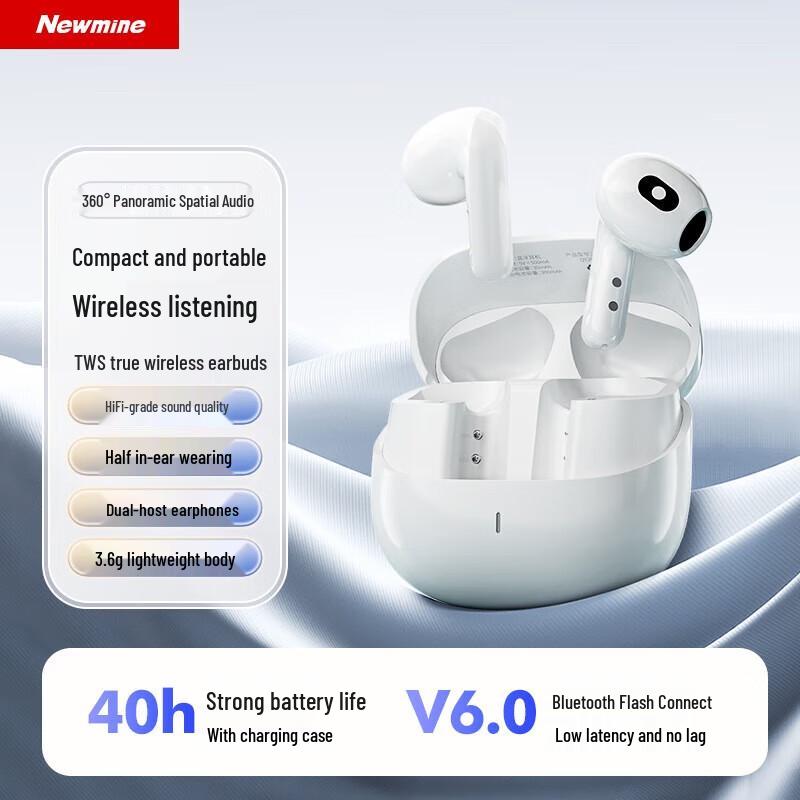 

Newman LY67 True Wireless Half In-ear Earbuds