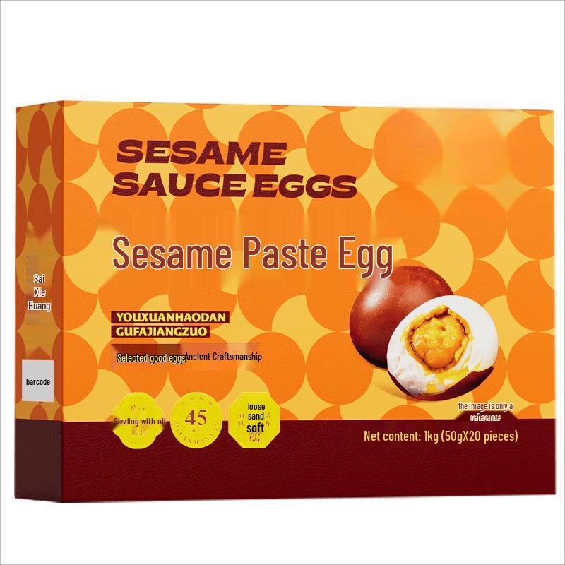 Crab Roe Flavored Sesame Paste Eggs