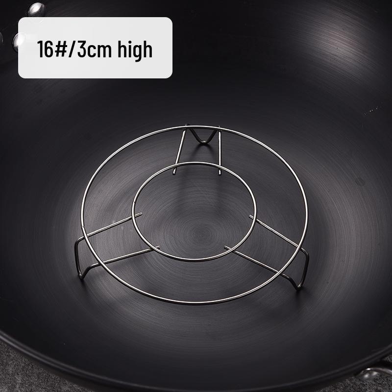 Stainless Steel Multifunctional Steaming Rack for Rice Cookers - Durable and Compact Sheet-Type Tripod