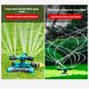 Automatic sprinkler green nozzle 360 degree rotating water spray vegetable garden irrigation watering sprinkler irrigation