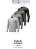 Men's Autumn Quick-Dry Long Sleeve Solid Pullover with Zipper for Sun Protection