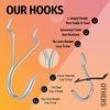 Asseccories Goods Shelf Hang Fits Panel Pegboard Hooks Storage Racks Retail Shop Peg Display Hooks