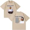 Rapper Myke Towers Europe Tour Date 2026 Tshirt Unisex Women Fashion Streetwear Hip Hop Tee Tops Casual Cotton Short Sleeve T-shirt