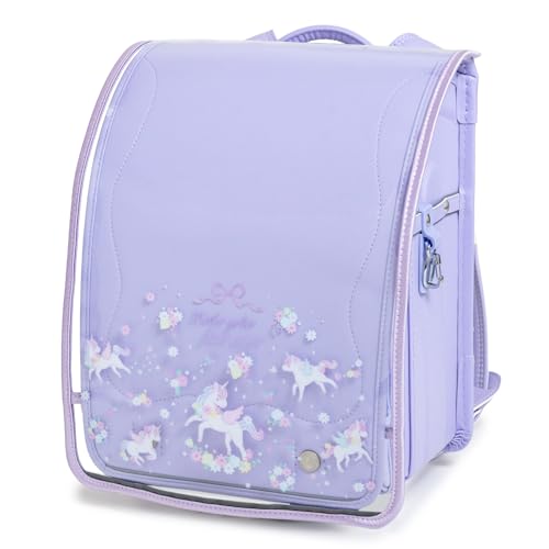 Mother Garden Unicorn Flower School Backpack Cover, A4 Size, Transparent, 519-37801