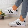 Women's Casual Canvas Sneakers - Flat Bottom Sports Walking Shoes