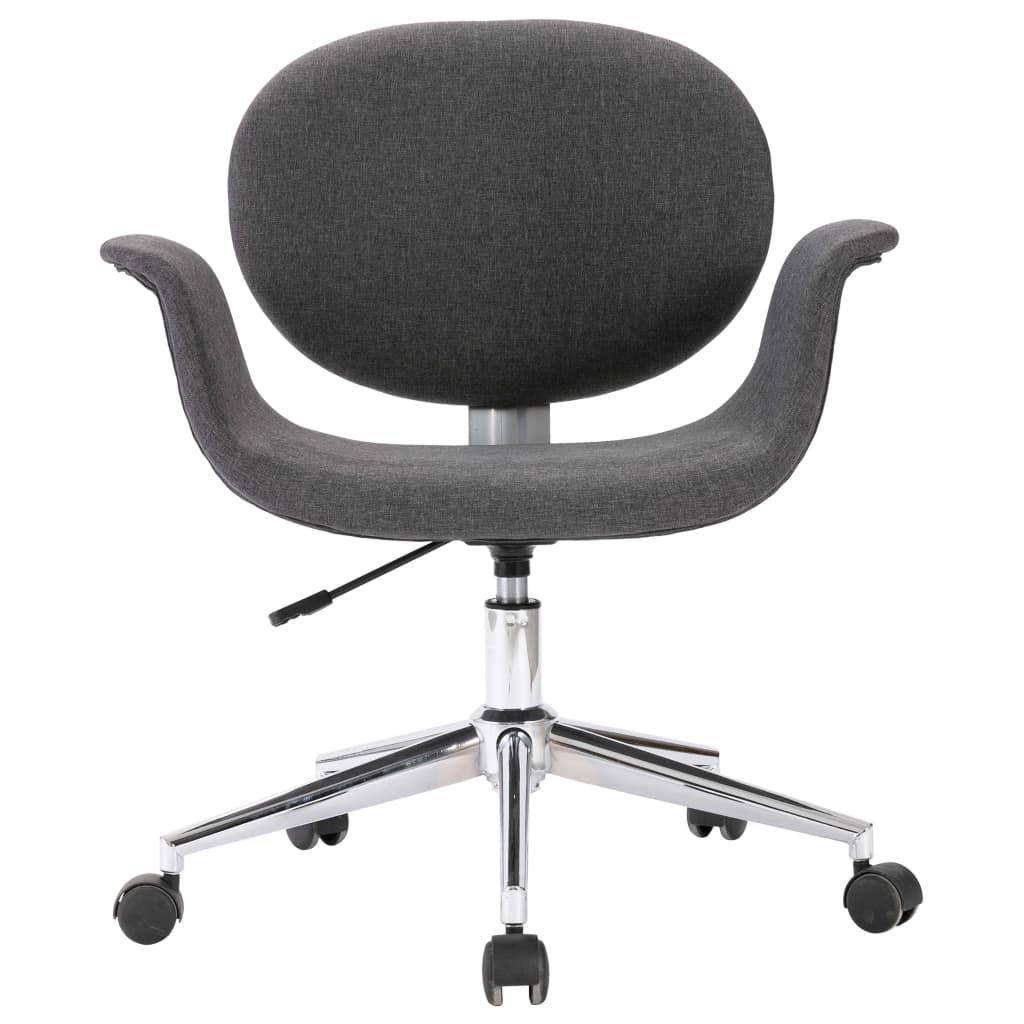 Dining Room Chair Swivel Grey Fabric