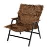 BUNDOK Chair Cover BD-120 Single Seat Brushed Warm Brown