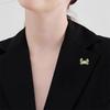 Cute Small Crab Brooch  Elegant Sweater Cardigan Corsage Jewelry For Women
