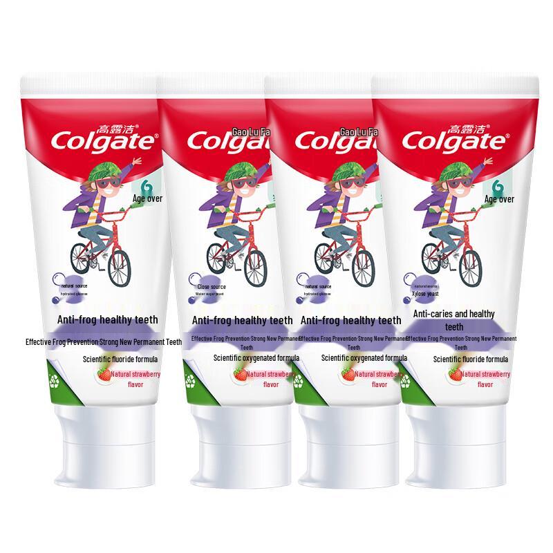 Colgate Kids Anti-Cavity Fluoride Toothpaste - Strawberry 4-Pack