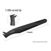 Durable 8 Black Tweezers for Digital Appliance Repair & Tight Spaces