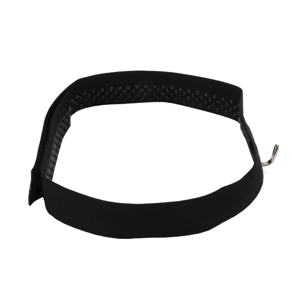 Porta occhiali per rinoplastica Regolabile Antiscivolo Protezione naso in silicone Sospensione per occhiali per supporto confortevole Nero