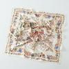 Women S 70cm Floral Printed Square Scarf For All Seasons