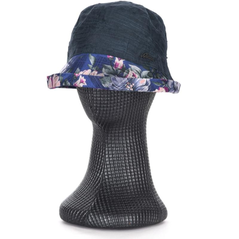 Shop   Women Breathable Floral Print Folding Bucket Hat Beige Km Wh 0823