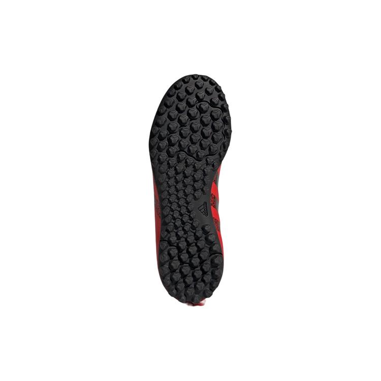 adidas PREDATOR Freeak.4 Slip Resistant Abrasion Resistant Low Top Kids' Soccer Shoes Red Black Kids' FY6342