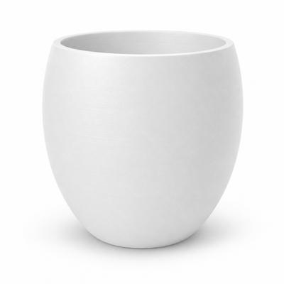 A Modern, Large White Plant Pot for Home and Office Plants.