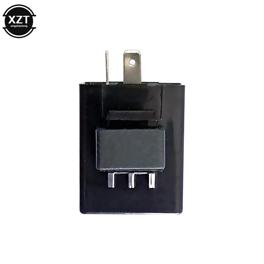DC 6-12V LED Motorcycle Flasher Buzzer 2 Pin Flasher Relay Turn Signal Indicator Controller for Honda Kawasaki Yamaha