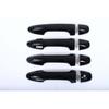 Black Door Handle Lid Side Cover Trim For Toyota RAV4 W/ 2013-2018 Smart Keyhole