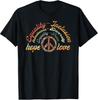 Retro LOVE Equality Inclusion Kindness Diversity Hope Peace TShirt Unisex T-Shirt