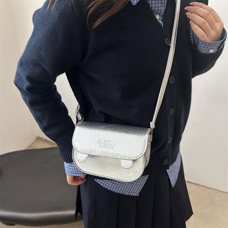 Handbag Bag Female Foreign Style 2025 New Model This Year Popular Niche Design Fashion Saddle Bag Shoulder Bag Messenger Bag