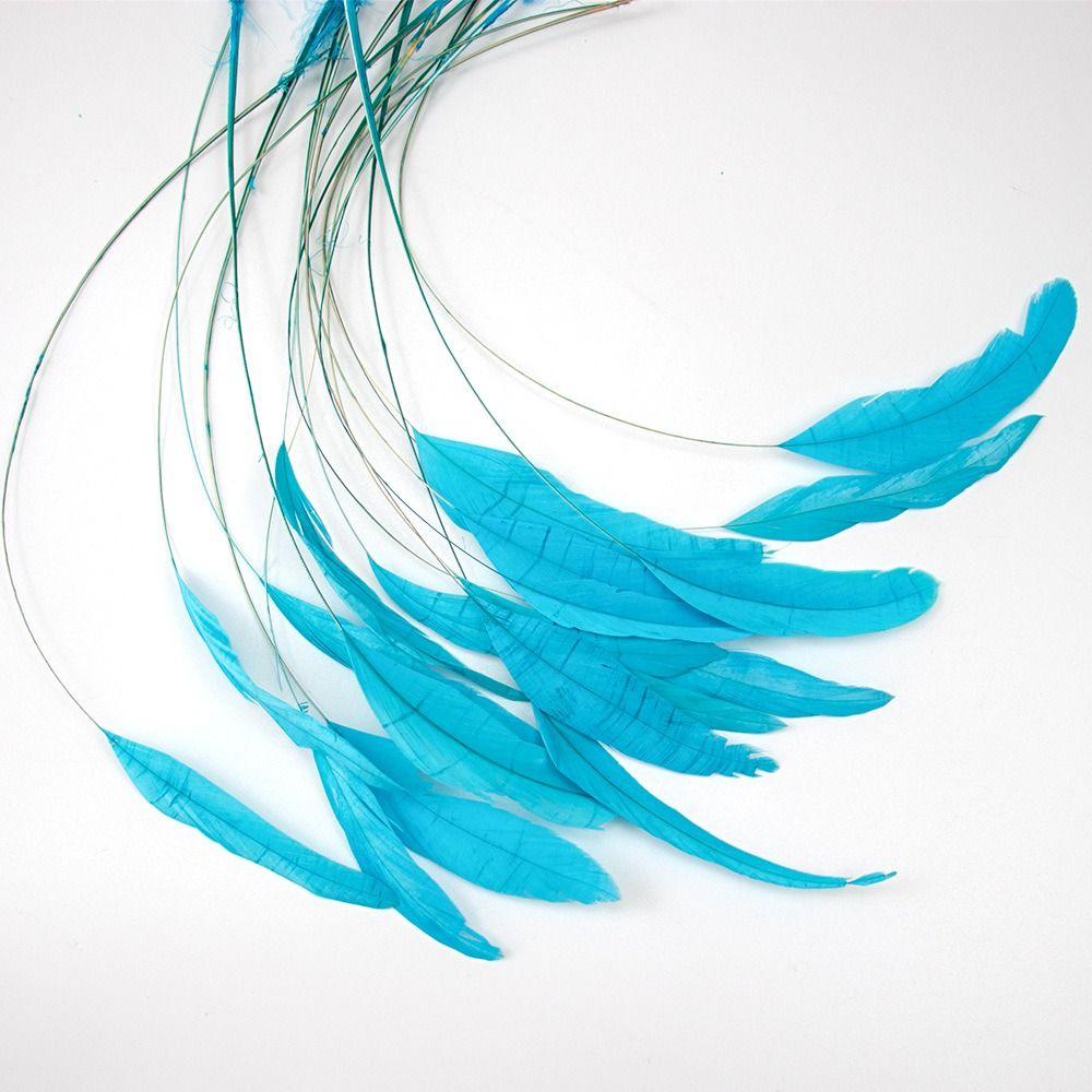 10Pcs Multicolor Rooster Feather Natural Feather Clothing Accessories Feathers  Headwear Accessories