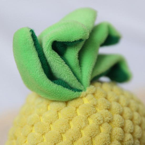 Eco-friendly Cotton Rope Wear-resistant Dog Molar Toy Plush Avocado Shape Pet Interactive Accessories
