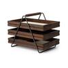 Umbra TERRACE Wooden Tabletop Accessory Case, Walnut, Jewelry Box, Case, Storage