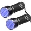 Portable 21 LED UV Ultraviolet Flashlight Blacklight 395NM Mini Torch Flash Lamp For Pet Urine Stains Black Light Flashlights