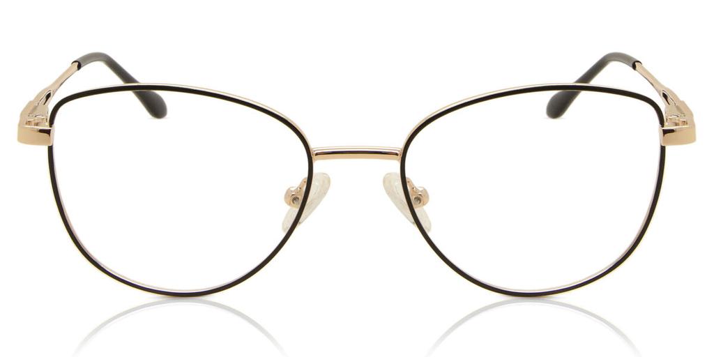 Full Rim Square Gold Smartbuy Collection Arvic M296a Fashion Unisex Eyeglasses