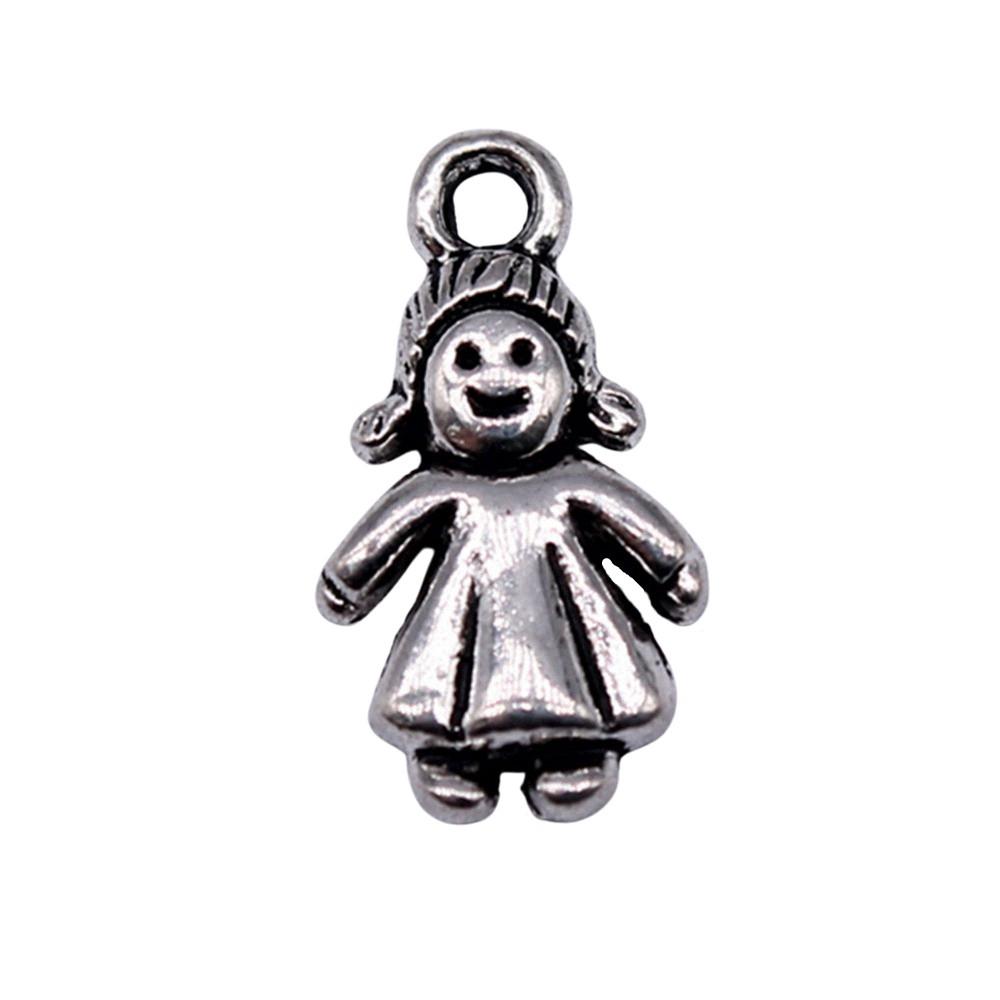 Dancing Boys Charms Girls Pendants For Dance Themed Jewelry Accessories Alloy