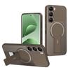 Applicable to Transsion Infinix HOT70 product shield carbon fiber pattern magnetic mobile phone case note60Pro bracket protective case