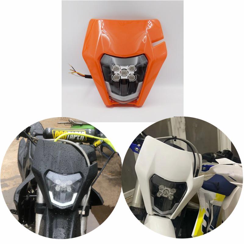 KTM Motorcycle Off-Road LED Front Headlight Assembly Cover - E17