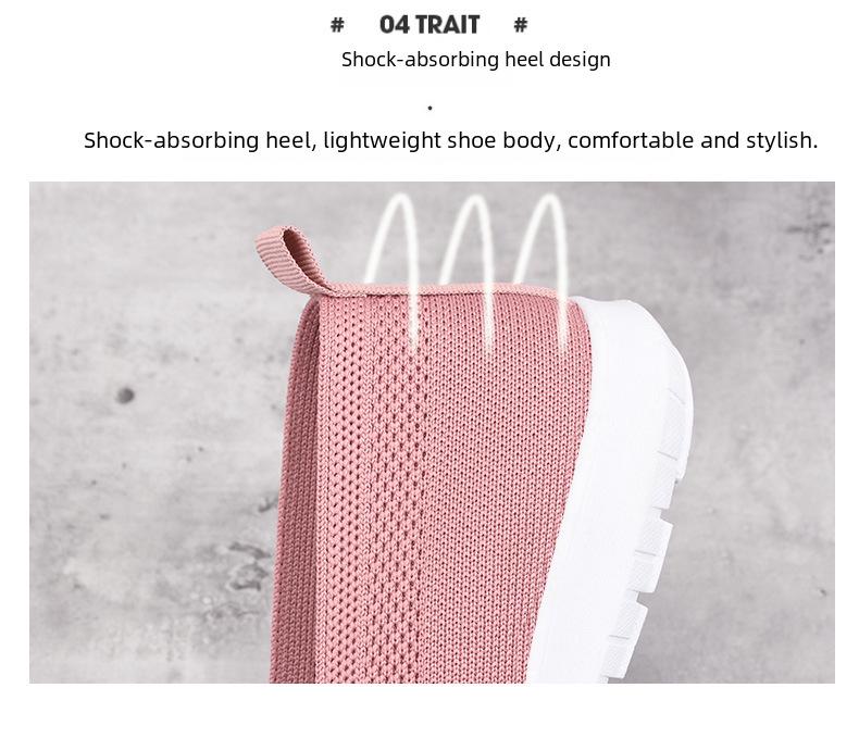 Damen 2025 Neue Alte Peking Stoffschuhe - Bequem, Weiche Sohle, Fliegendes Gewebe Freizeitschuhe für Mittelalte und Ältere