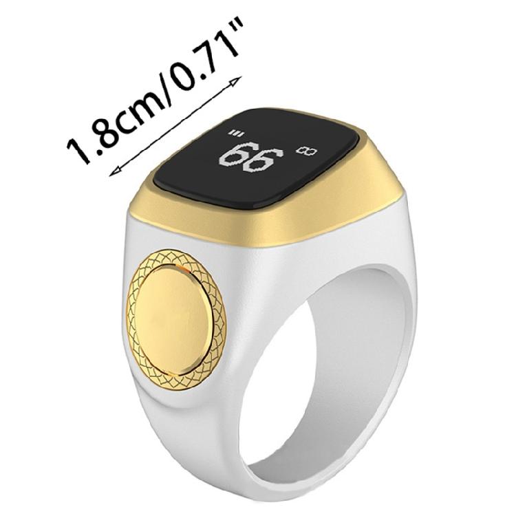 for Smart Counter Ring with Tasbih Beads 40mAh Battery Supports Android 5./iOS 1